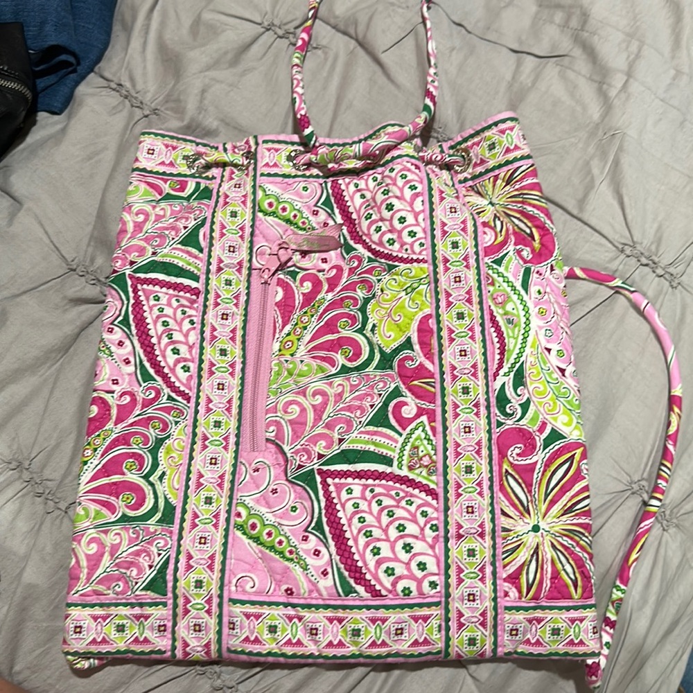 Vera Bradley sling pack back